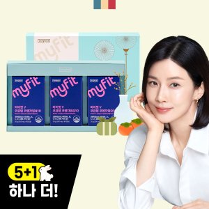 [5+1] 동국제약 마이핏V 코큐텐 코엔자임Q10 60캡슐 3개입 선물세트 코엔자인큐텐 혈압 케어 항산화