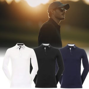 캘러웨이 남성골프웨어 갤러웨이 골프복 상의 긴팔 티셔츠 카라티