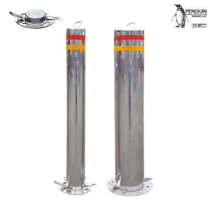 국산 SUS 스텐 볼라드 앙카이동식 I형 (H700,H900,H1100,H1200) 도로안전 횡단보도