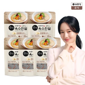 해통령 육수한알 코인육수 진한맛 100g 25개입 x 5팩