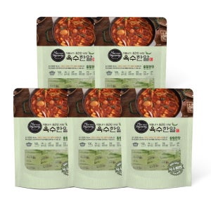 해통령 육수한알 칼칼한맛 (100g, 25개입) x5팩
