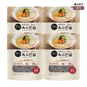 해통령 육수한알 코인육수 진한맛 160g, 40개입, 4개