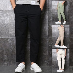 남자 남성면바지 브릭에이드 올밴딩 쿨링팬츠 4종(5002)