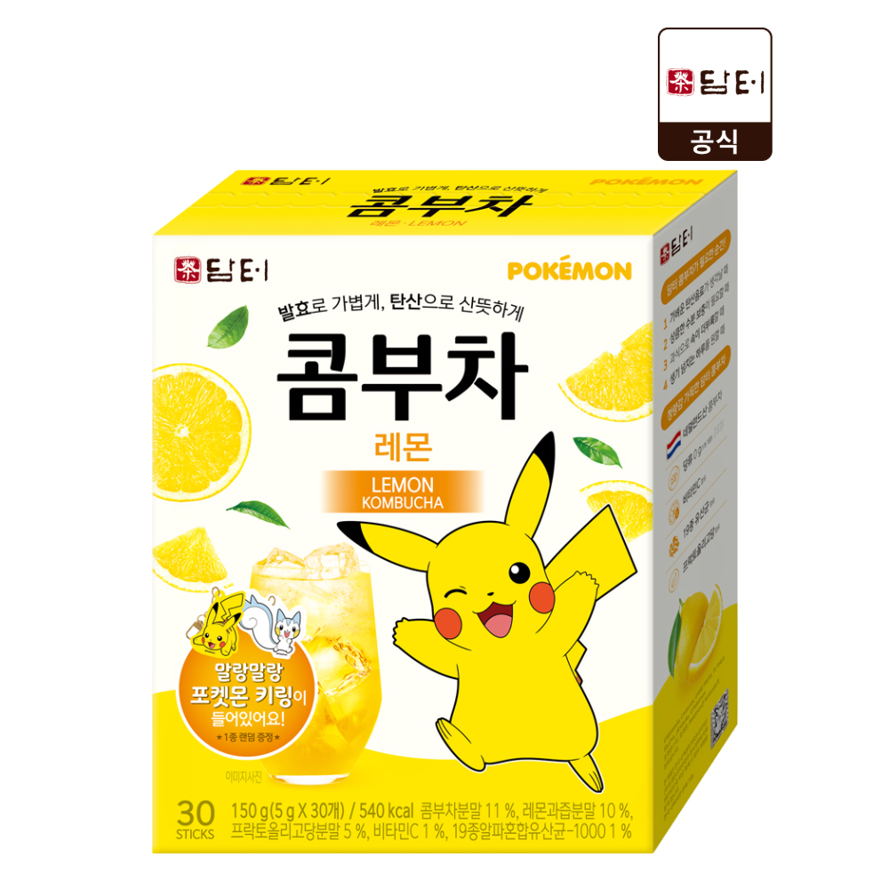담터 포켓몬 콤부차 레몬 성분 분석