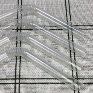 일회용 개별포장 스트로우 자바라 주름 투명빨대 7mm 21cm 1박스 10000개