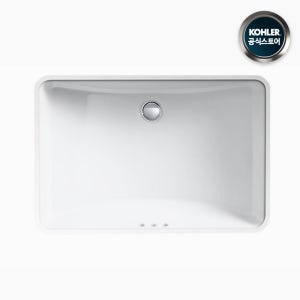 [콜러] KOHLER 2215T-M-0 라데나 화이트 언더카운터 매립형 깊은 세면대