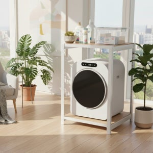 미니건조기 선반 세탁실 세탁기 철제 소형 원룸 홈던트하우스 600x400x900x2단