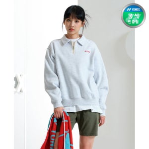 요넥스 243TL004U 배드민턴 긴팔 맨투맨 티셔츠 남녀공용 24FW