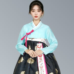 여자한복대여 하객 칠순 고희연 명절 공연 졸업사진 어른 예절교육-한복대여전문점 황금비취N
