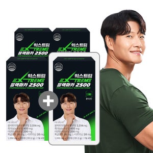 [3+1] 익스트림 김종국 블랙마카 2500 120정, 4개