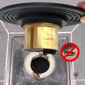 화장실하수구트랩 싱크대배수구냄새벌레차단[황동]