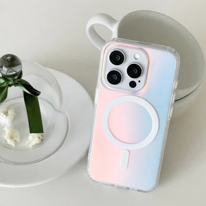 아이폰 맥세이프 케이스 오로라 투명 아이폰 15프로