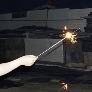 스파클링 폭죽 불꽃 놀이 스틱 막대기 스파클라 45cm 50개