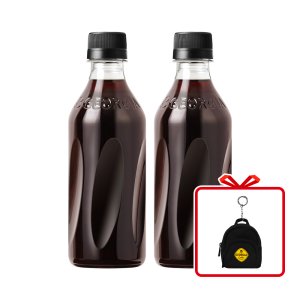 (공식) 조지아 블랙 무라벨 PET 370ml 20개 + 조지아 백팩 키링 (옵션선택)