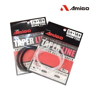 아미고 테이퍼 라인 갈치 텐빈 지깅 텐야 한치 쇼크리더 3개입