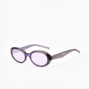오프브로드웨이 긱시크 선글라스 THEORY number 013 Aurora frame with Purple lenses