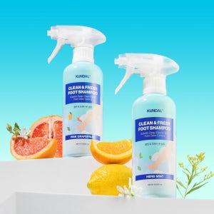 쿤달 클린 앤 프레시 풋샴푸 400ml 2개+ 풋샴푸 400ml 2개 (총 4개)