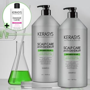 [본사배송] 케라시스 클리닉 두피 딥클렌징 두피비듬케어 1.5LX2개+샴푸 180ml