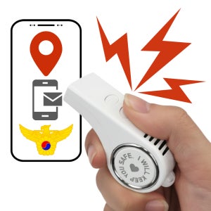 국내개발 경찰구조문자 위치 자동전송 130dB 여성 어린이호신용품 호신용경보기 팅벨SOS+