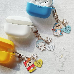 [메이릴리 제작] 짱구 짱아 흰둥이 키링 커플 우정 에어팟키링 에어팟2 버즈 자동차키홀더