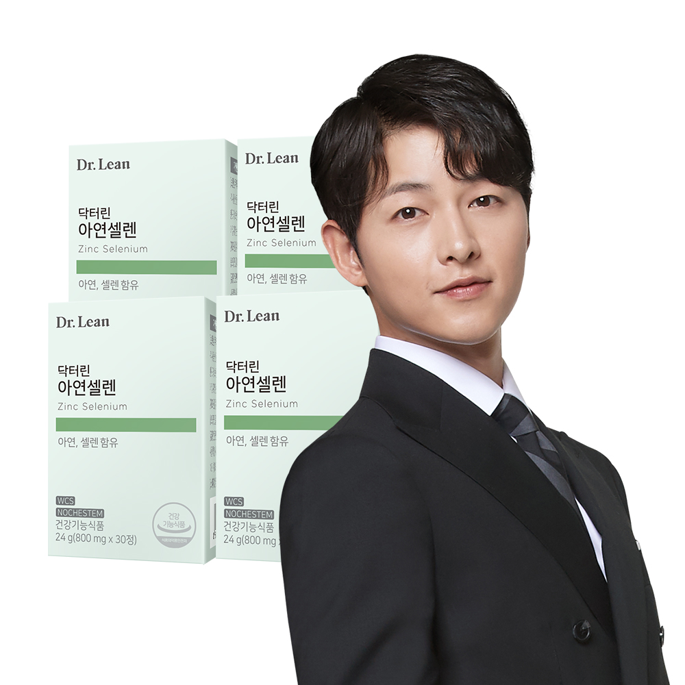 [4개월] 닥터린 <b>아연 셀렌</b> 셀레늄 30정, 4개