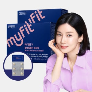 [2개월] 동국제약 마이핏 V 활성엽산 임신준비 임산부영양제 30정, 2개