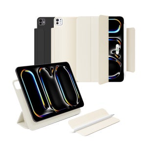 탱글우드 아이패드 프로 13인치(M4/M5) 착 마그네틱 3단 분리형 케이스 스마트커버