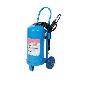 엔클리어 소화장치 20L 화재 전용 비전도성 A,C급 화재전용 강화액소화장치 클린사업장 차륜식