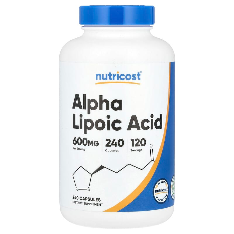 뉴트리코스트 알파리포산 600 240정 Nutricost <b>Alpha Lipoic Acid</b>