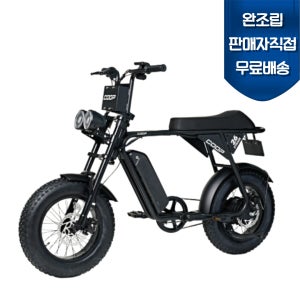 완조립도착 엑스트랙 몬스터 쿱 COOP STD 스탠다드 자토바이 PAS 스로틀 입문용 전기자전거 48V