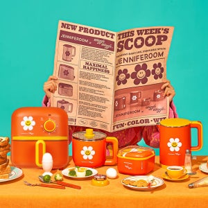 제니퍼룸X위글위글 브런치 주방가전 4종세트(에어프라이어 멀티쿠커 전기포트 에그보일러)