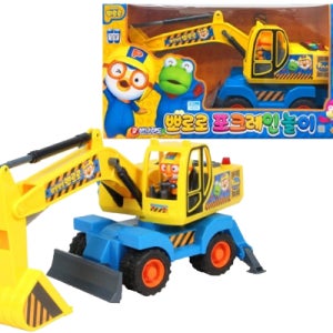 뽀로로 포크레인트럭 놀이 유아 아기 중장비자동차 장난감 조카선물
