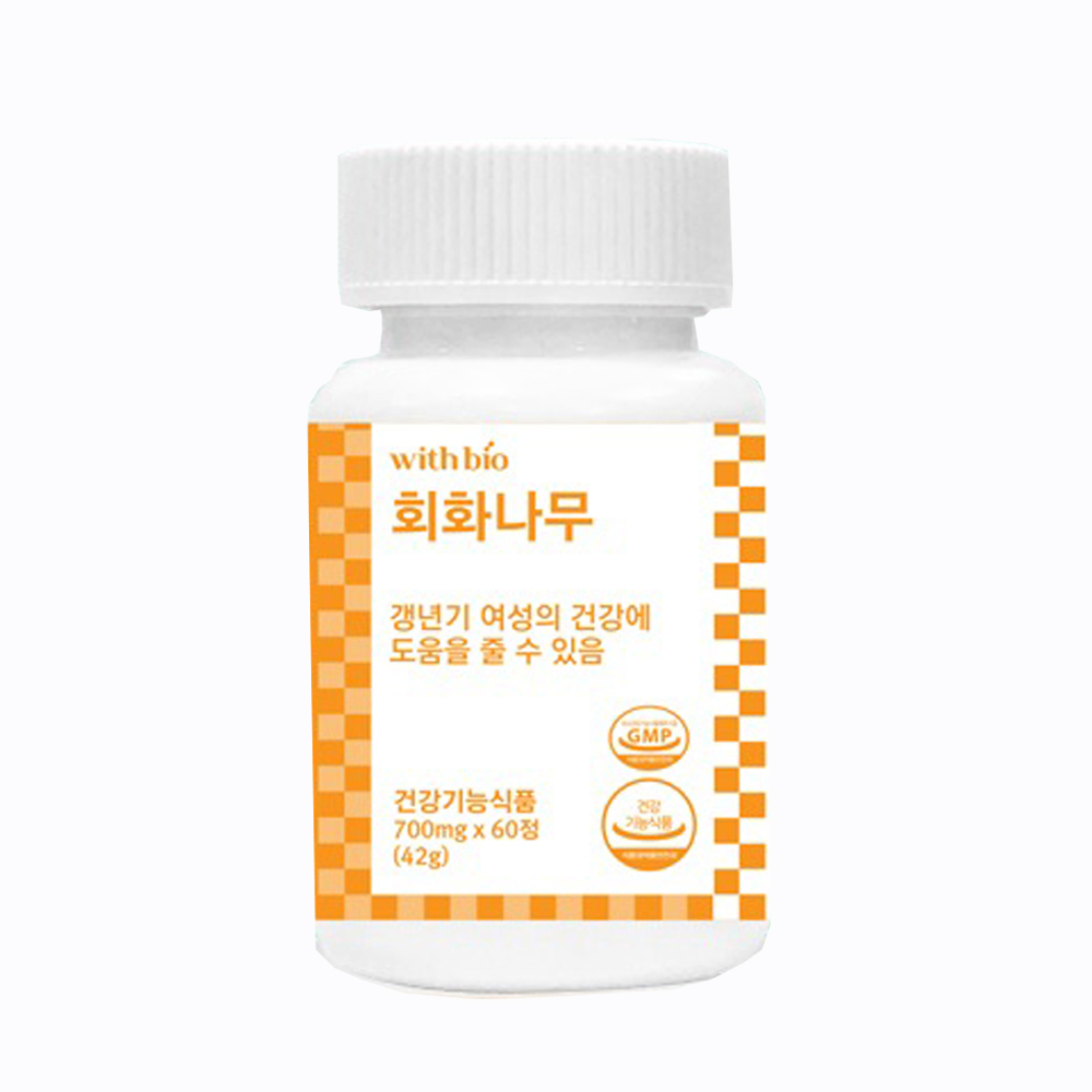 위드<b>바이오 갱년기</b> 도움엔 회화나무 700mg x 60정 (2개월분)