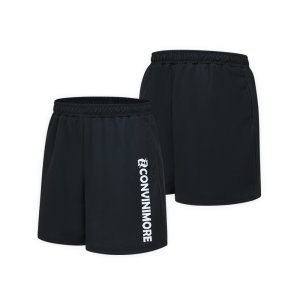 컨비니모어 시그니처 반바지 배드민턴 의류 유니폼(Black)