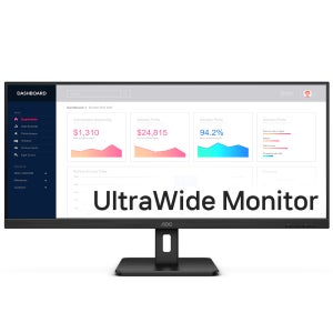 알파스캔 AOC U34E2M 울트라와이드 WQHD 100 시력보호 무결점 모니터