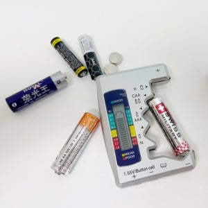 건전지 잔량 확인 배터리 체크 테서터기 측정기 잔량 표시 테스트기 체크기