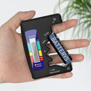 건전지 잔량 확인 배터리 체크 테서터기 측정기 잔량 표시 테스트기 체크기