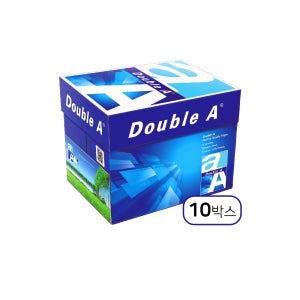 더블에이 A4용지 복사용지 80g 2500매, 10개