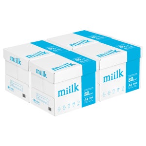 밀크 복사지 A4 80g 2500매, 4개