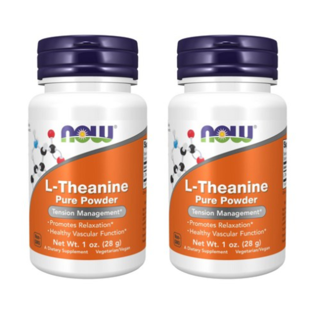 나우푸드 L<b>테아닌 퓨어 파우더</b> 28g 2통 비건