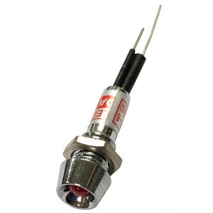 LED 적색 램프 6파이 DC12V (5421)