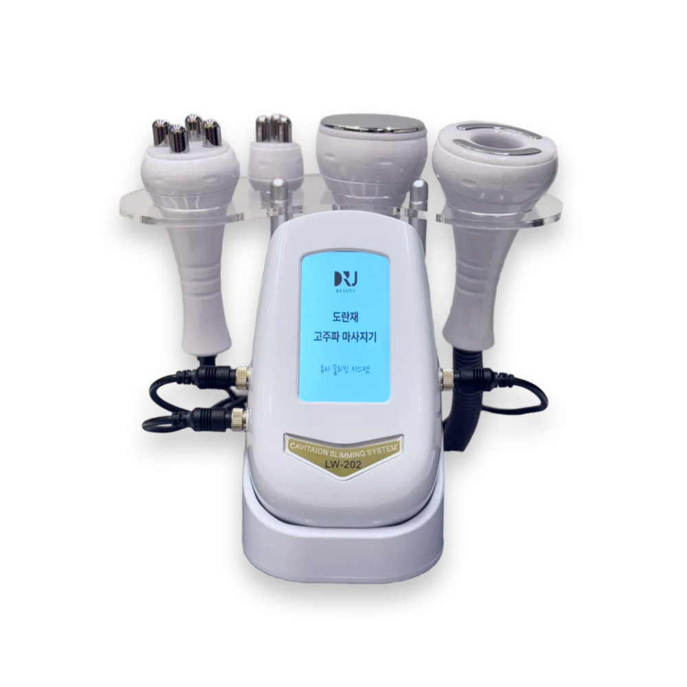 도란재 고주파 마사지기 4in1 홈케어 뷰티디바이스 바본 얼굴 바디 피부 오리지널 실버