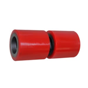 KCCY 핸드파렛트바퀴 포크리프트바퀴 85-90 적색 우레탄주물바퀴 리프트바퀴