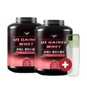 1+1 유에스게이너 고단백질 살찌는 헬스보충제 벌크업 프로틴 연한코코아 곡물맛 3.2kg