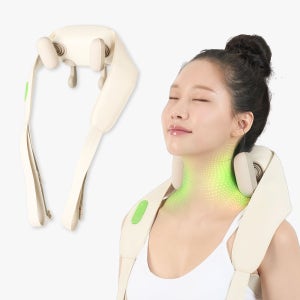 동국제약 센시안 무선 목 어깨 마사지기 (DKP-C001) /승모근 거북목 일자목 온열 안마기 부모님 효도선물