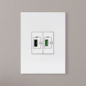 르그랑 KS 아테오 화이트 고속 USB (A타입+C타입) 퀵차지 충전콘센트