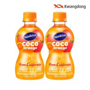 (광동 직영) 썬키스트 코코 오렌지 젤리음료 300ml 20개입
