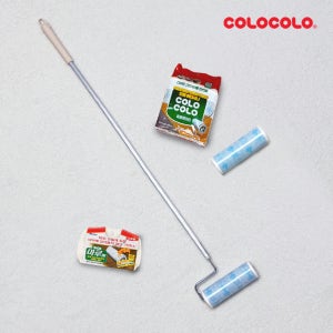 고로고로 마루용본체+리필 세트 돌돌이 롱타입 롤클리너 밀대 롤크리너