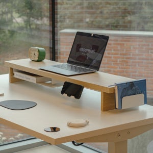 오프레임 멀티파츠 모니터받침대 듀얼 모니터 데스크 책상 선반 1000 1200 사이즈