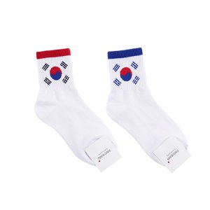 여자중목 패션 고급면 양말 태극기스포츠 2종 10켤레 묶음세트
